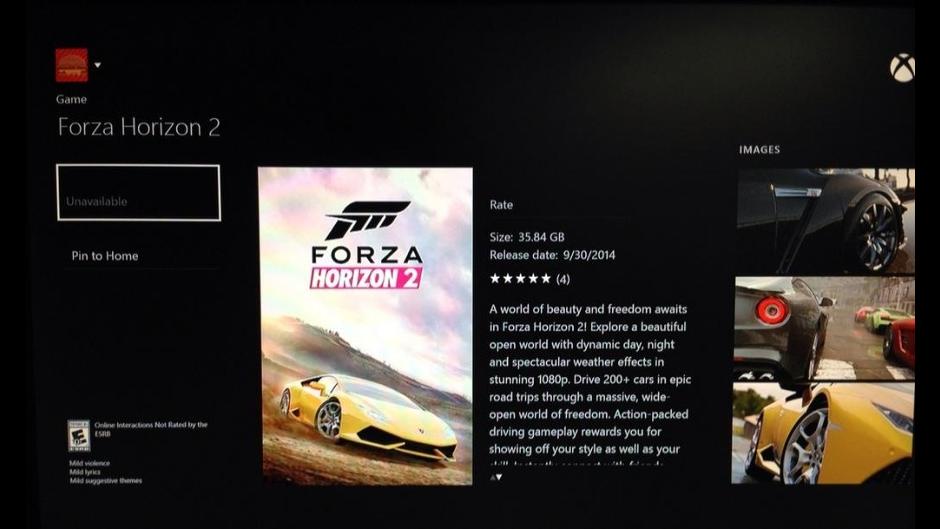 forza horizon 2 pre load