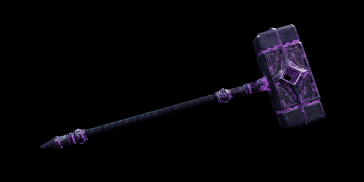 Obsidian Warhammer new world legendary war hammer