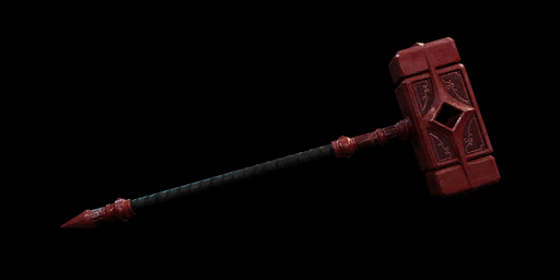 Residual Hate new world legendary red war hammer