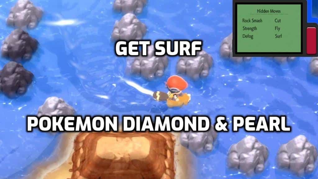 how to get surf pokemon diamond