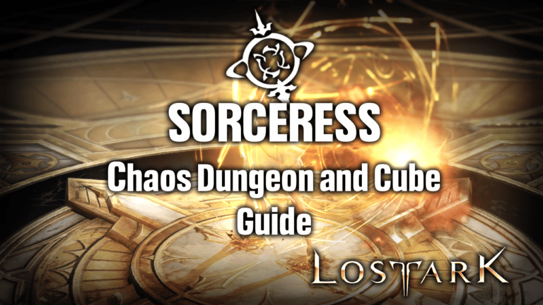 sorceress chaos build dungeon cube lost ark