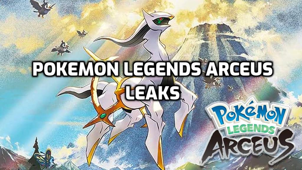 pokemon legends arceus leaks