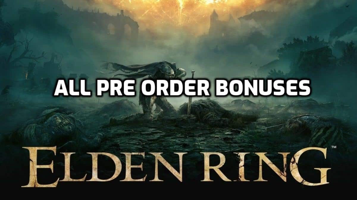 pre order bonus elden ring