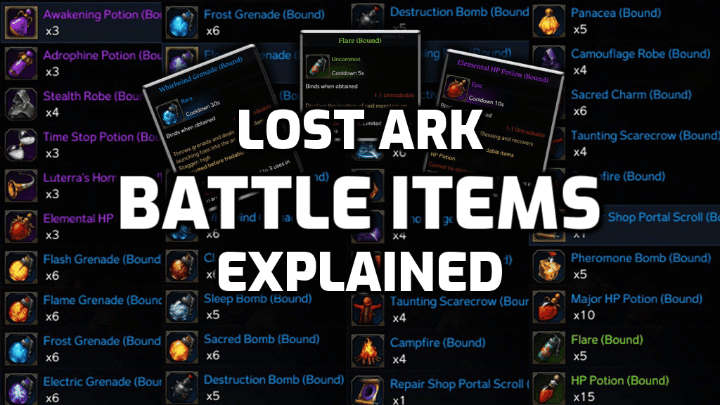 Battle Items Explained - Lost Ark