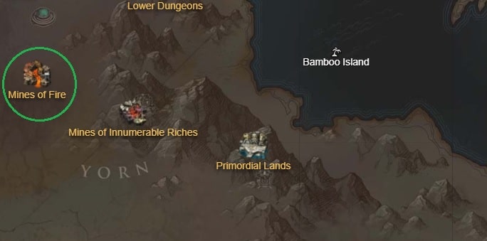 Mines of Fire Mokoko Seeds Locations