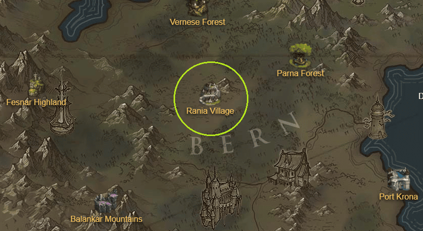 Rania Village Mokoko Seeds Locations