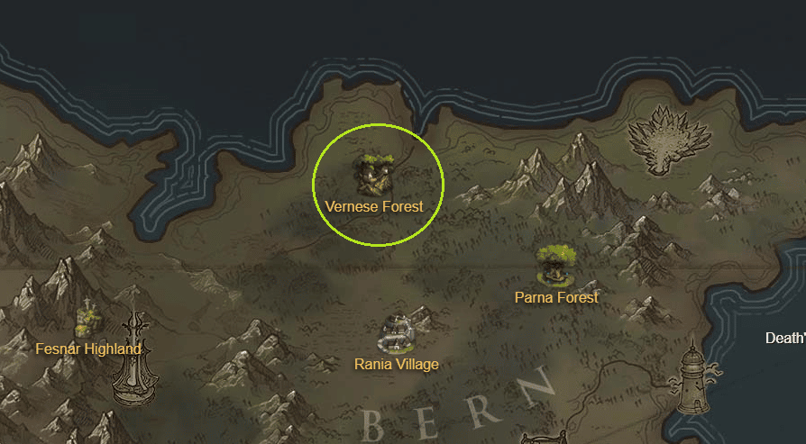 Vernese Forest Mokoko Seeds Locations