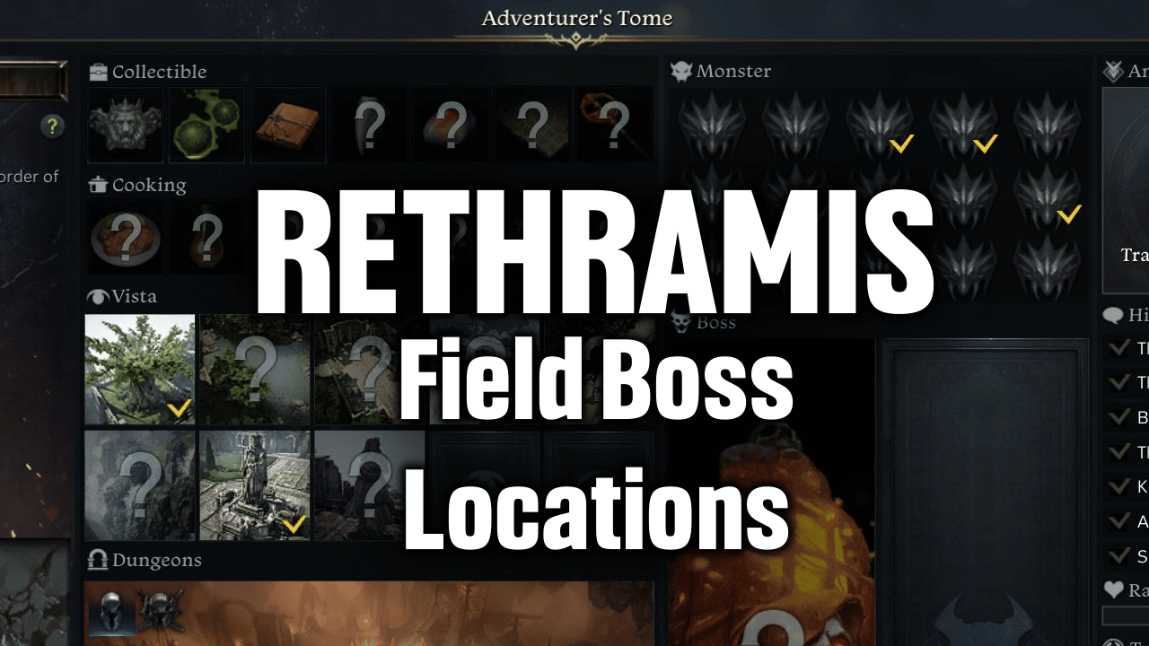 rethramis field boss locations