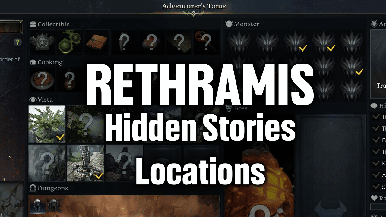 Rethramis hidden story locations