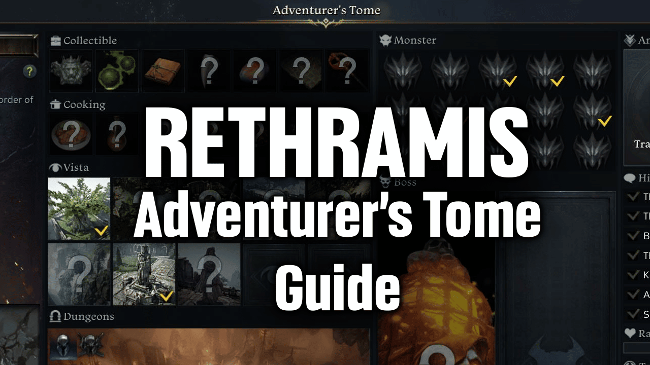 rethramis adventurer's tome guide