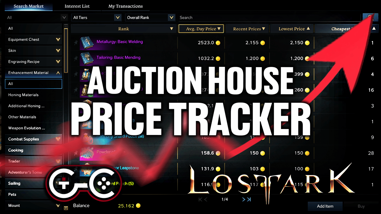 Auction House Price Tracker