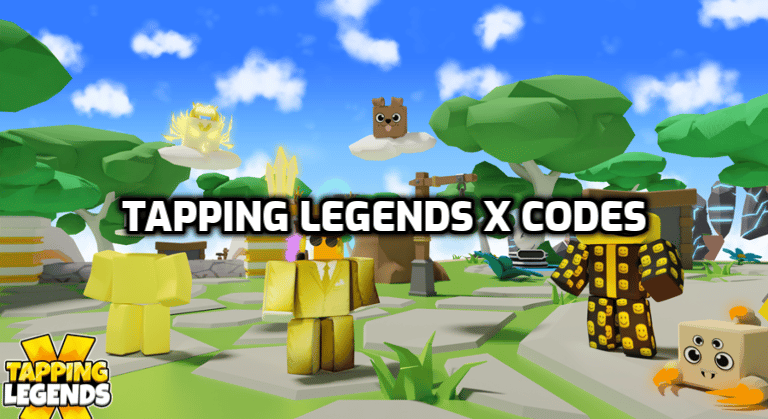 Tapping Legends X Codes Roblox