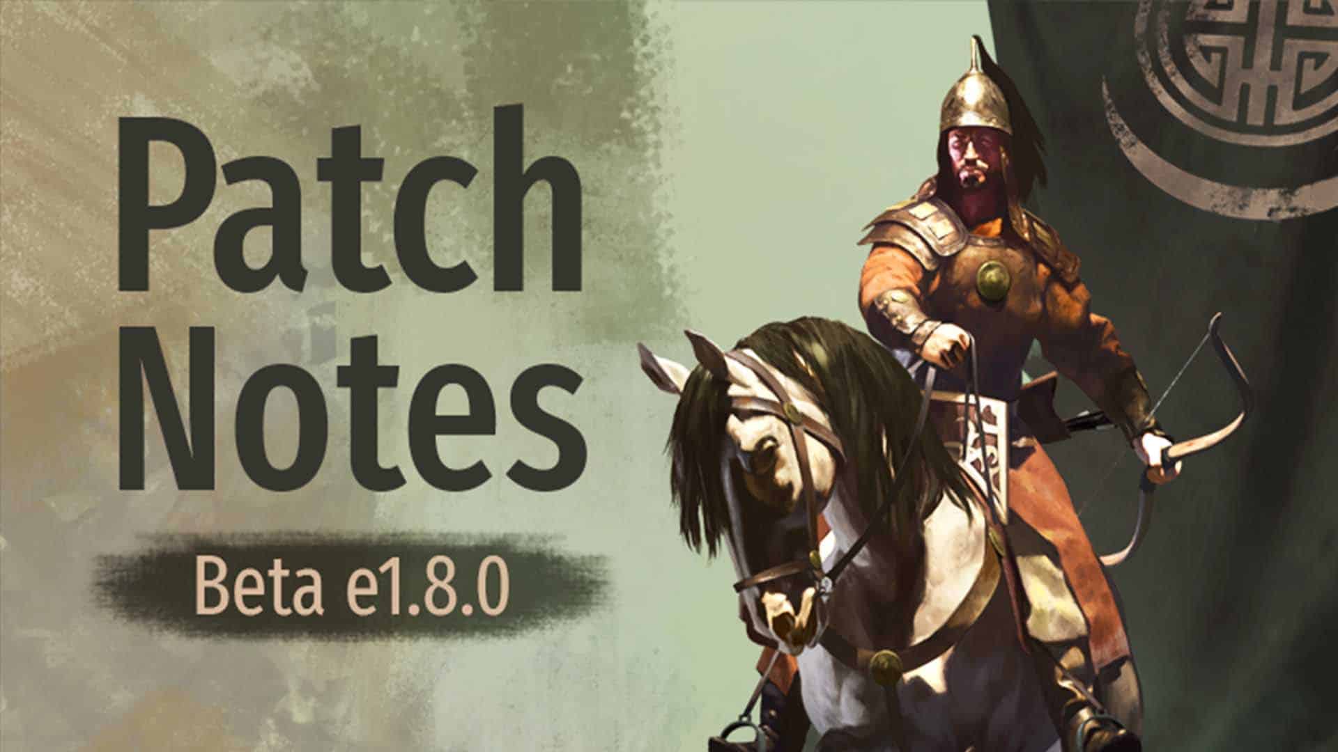 bannerlord patch notes 1.8.0