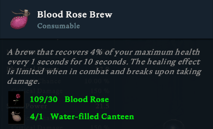 blood rose brew