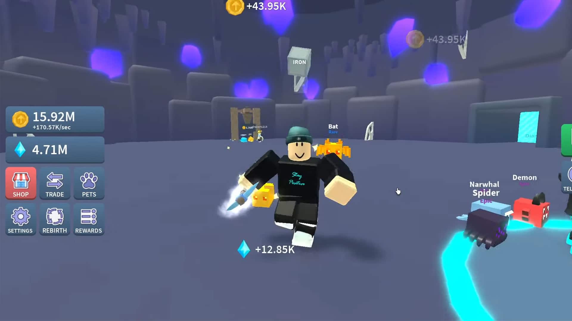 Roblox Mining Clicker Simulator Gameplay