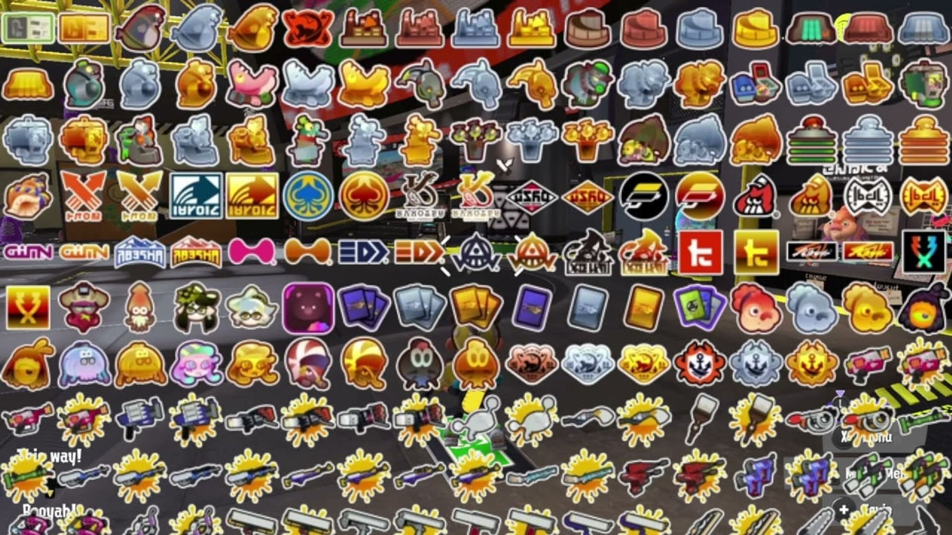 Splatoon 3 badge list, including weapon badges