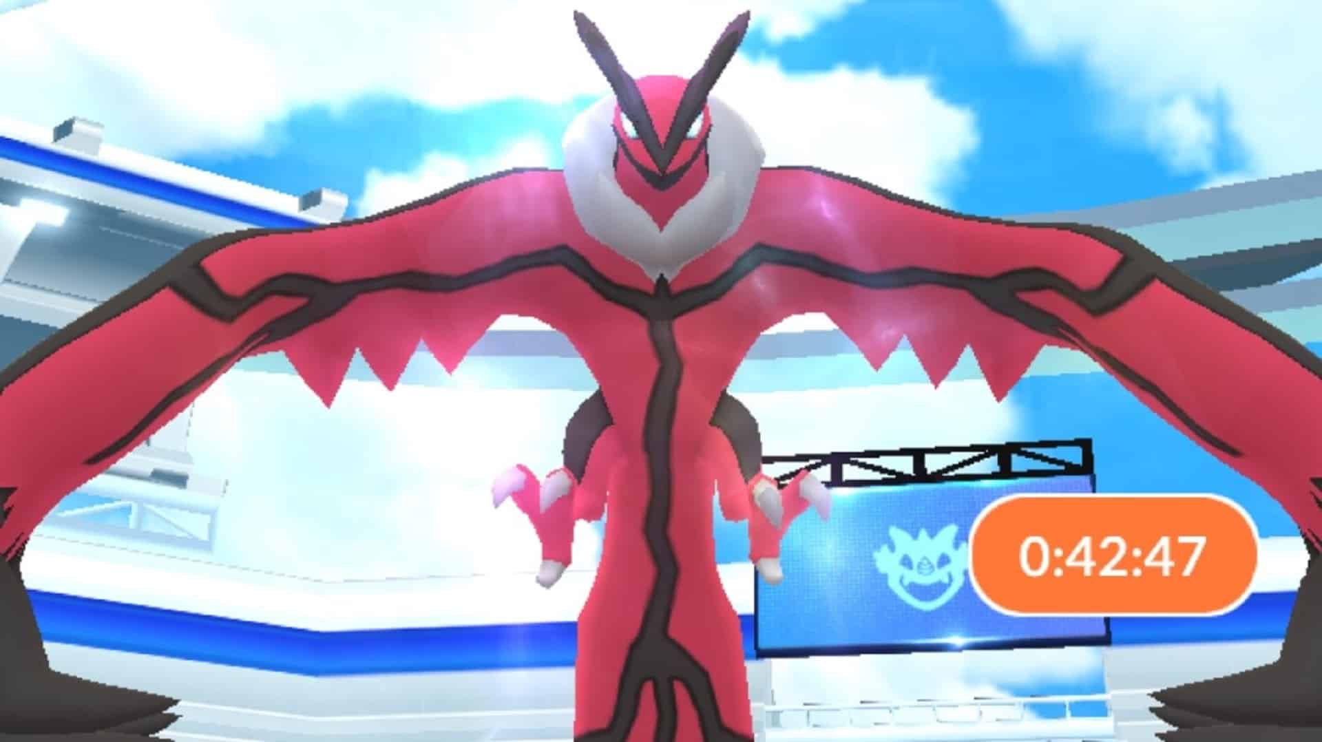 A Raid for Yveltal, which can be caught with excellent throws in Pokemon GO