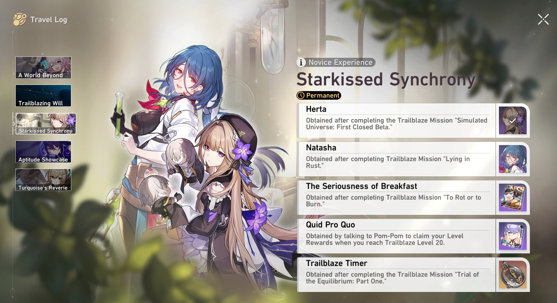 Image showing how to unlock Natasha and Herta in Honkai Star Rail.