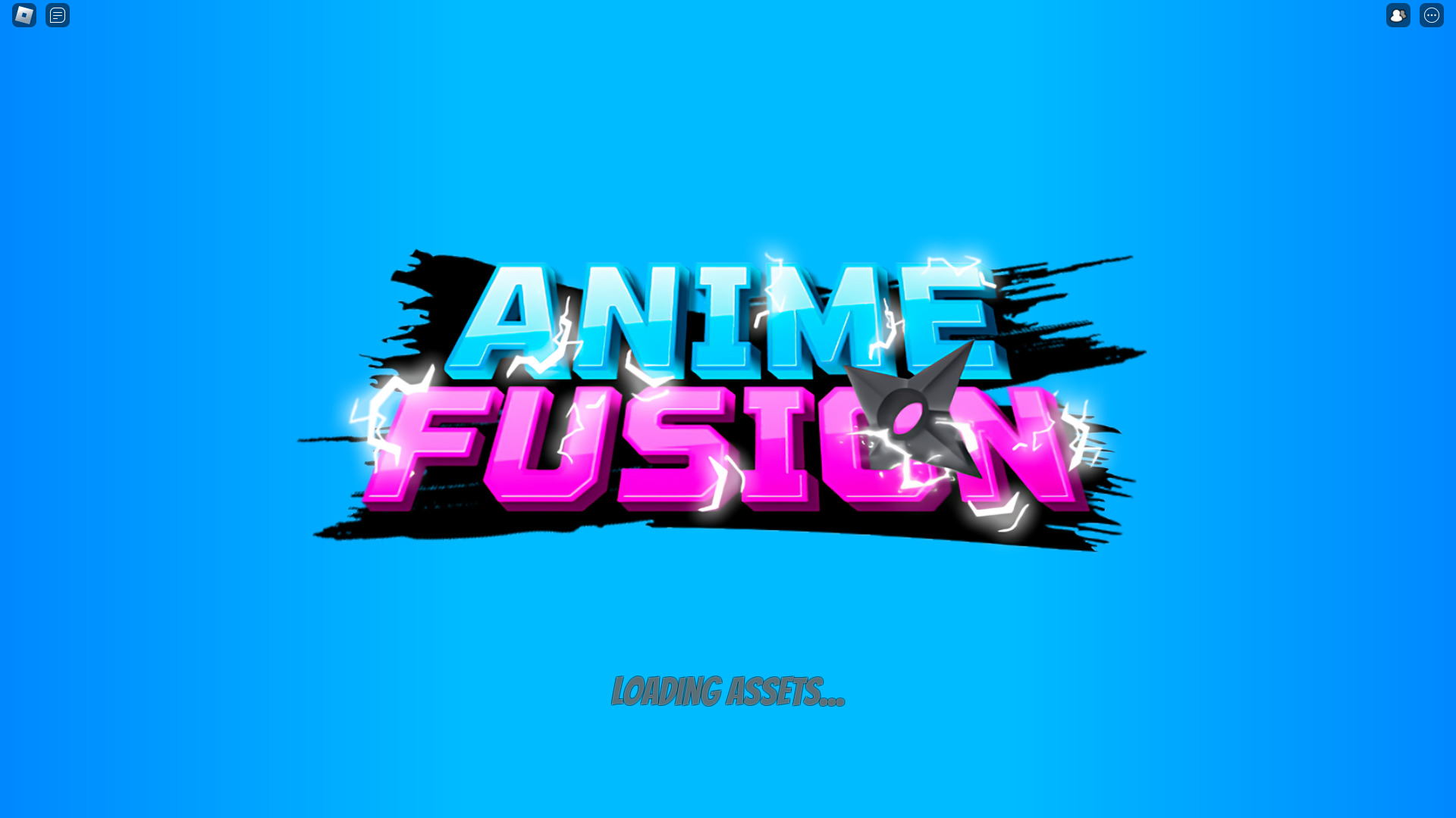 Roblox Anime Fusion loading screen