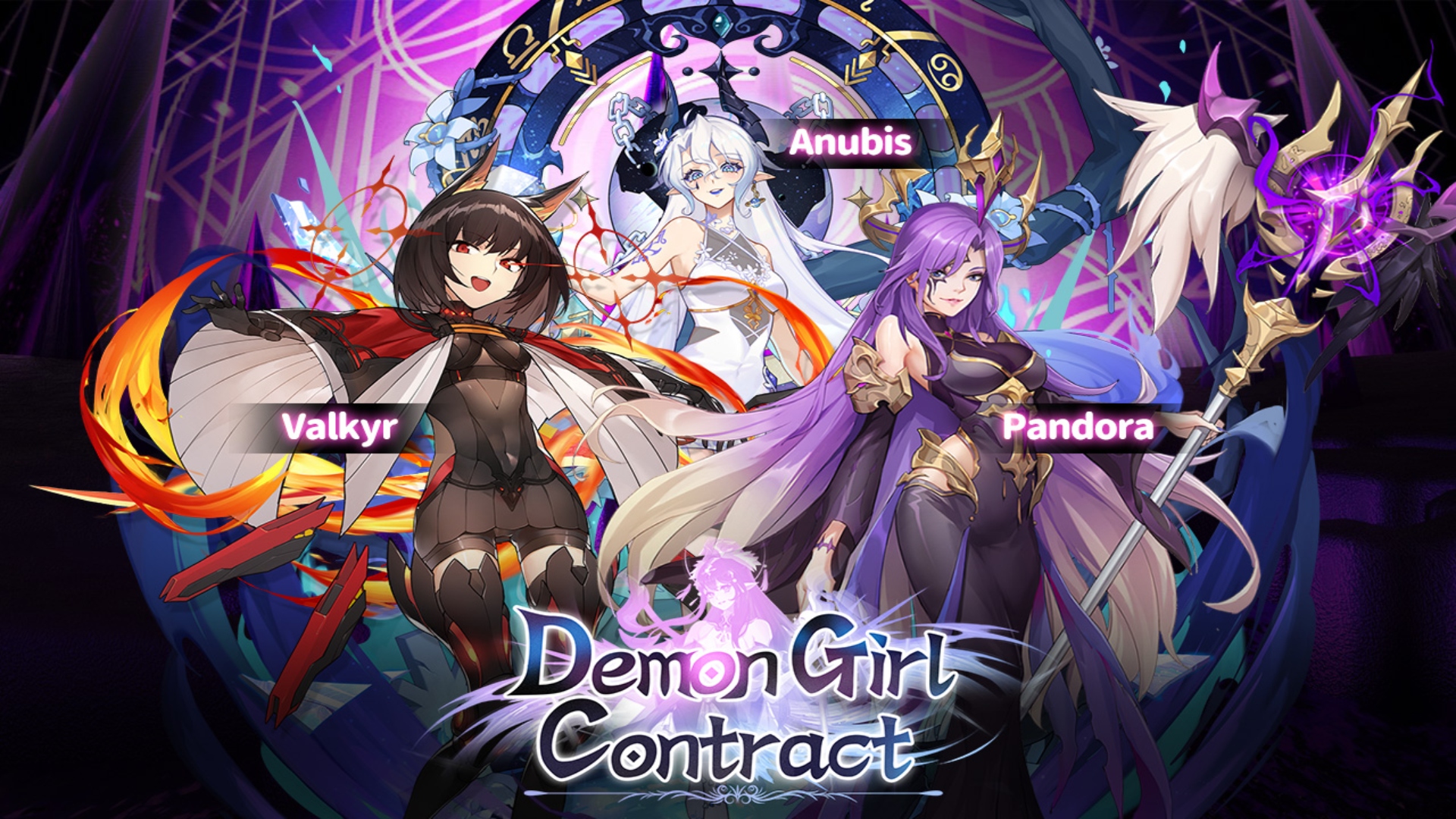 3 characters from Demon Girl Contract.