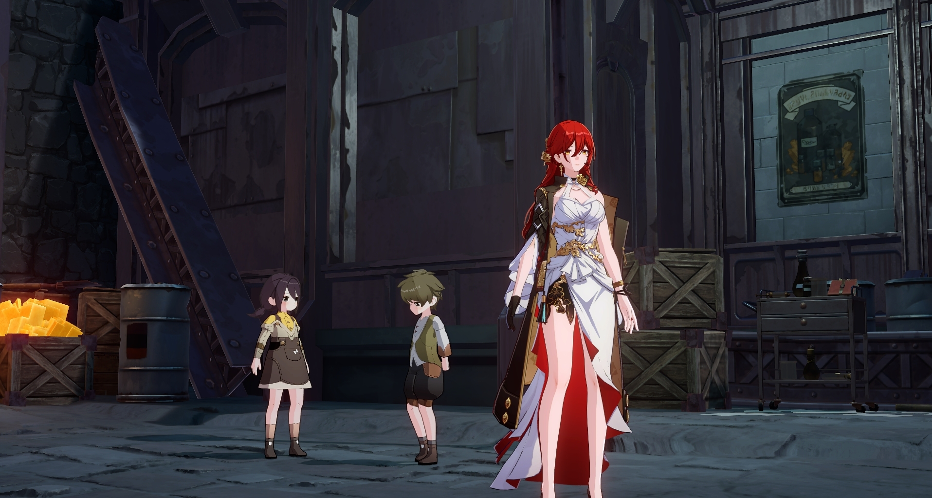 red haired girl in Honkai: Star Rail