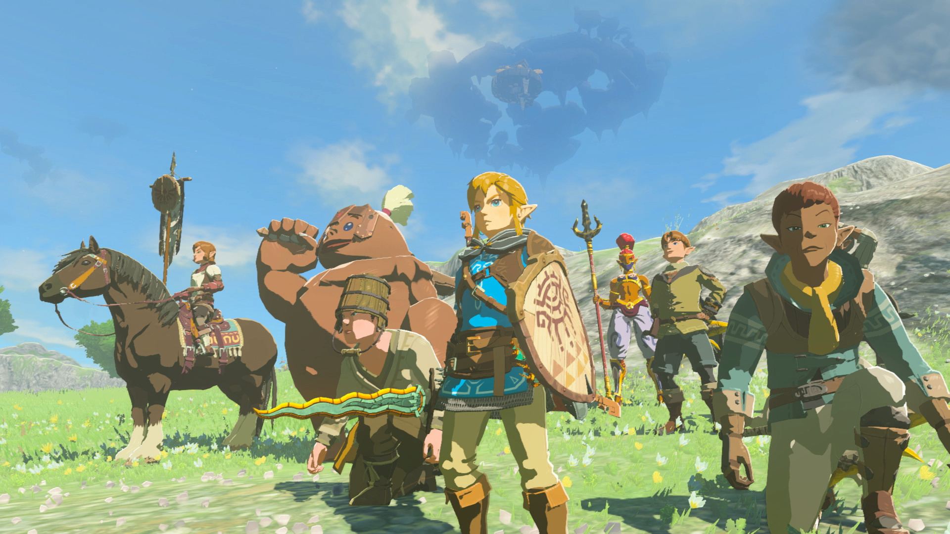 A group of characters in The Legend of Zelda: Tears of the Kingdom.