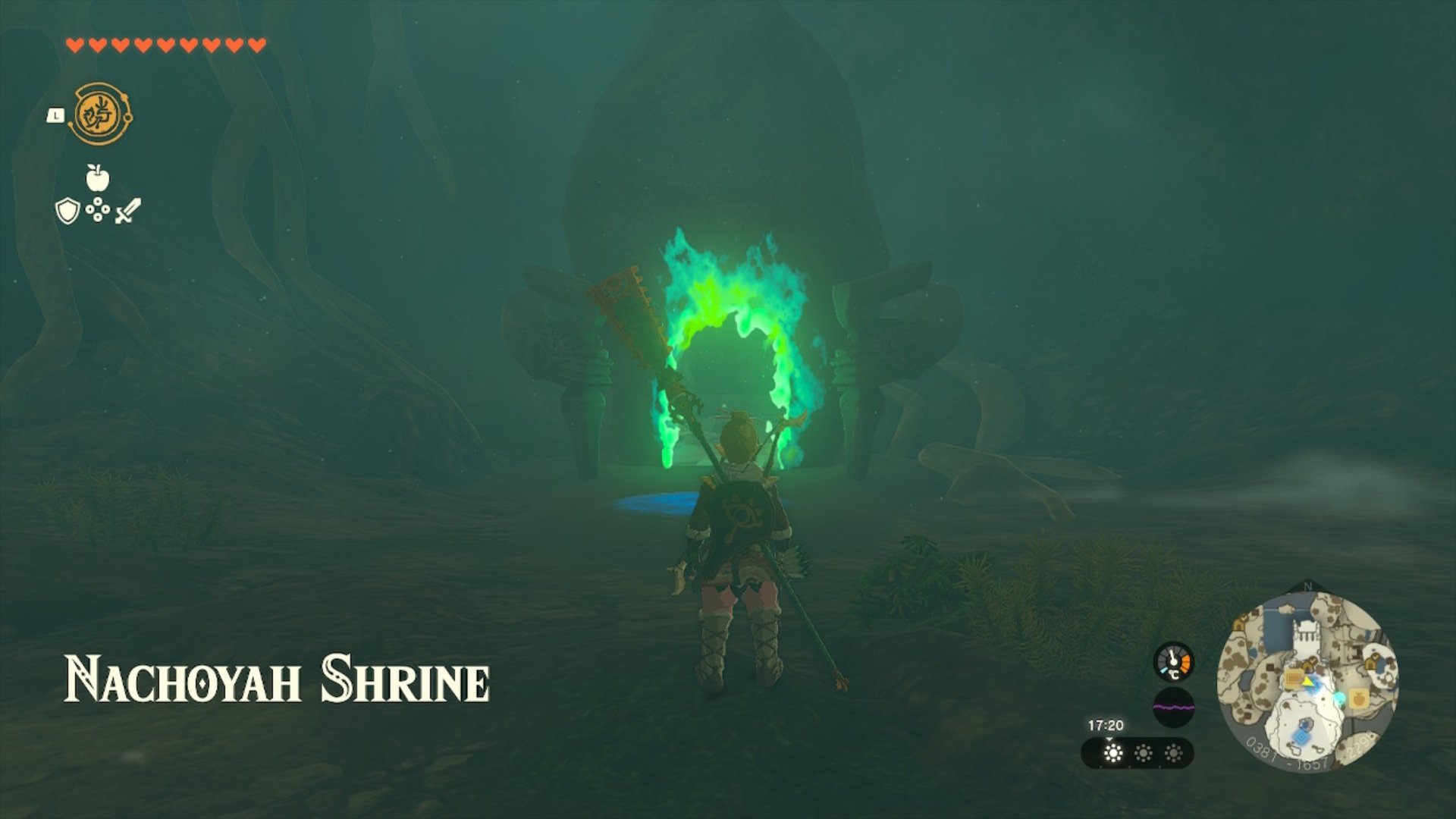 The Nachoyah Shrine in Tears of the Kingdom.