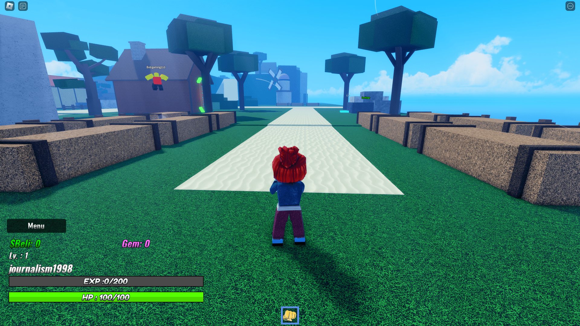 Dragon Sea starting area in Roblox