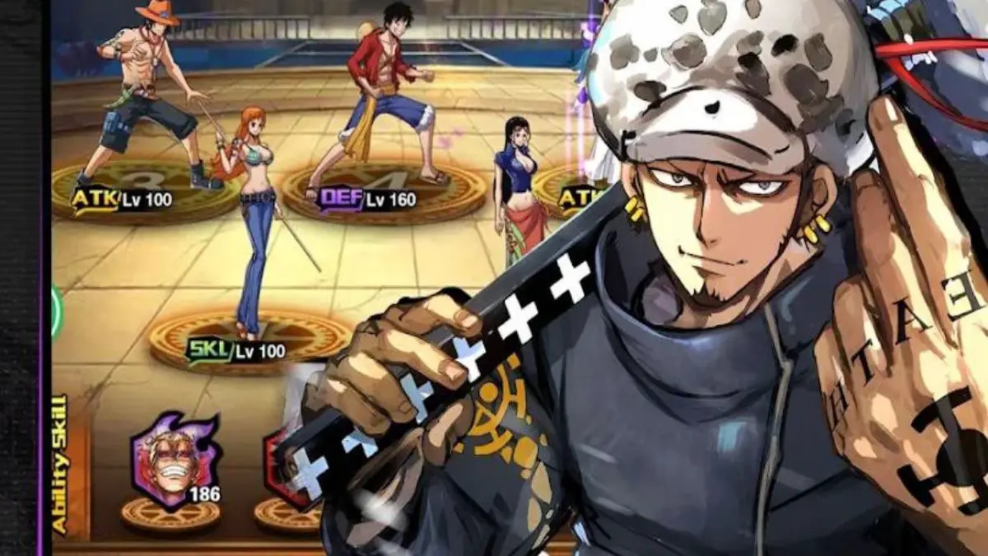 Characters from One Piece in Pirate Squad Travel.