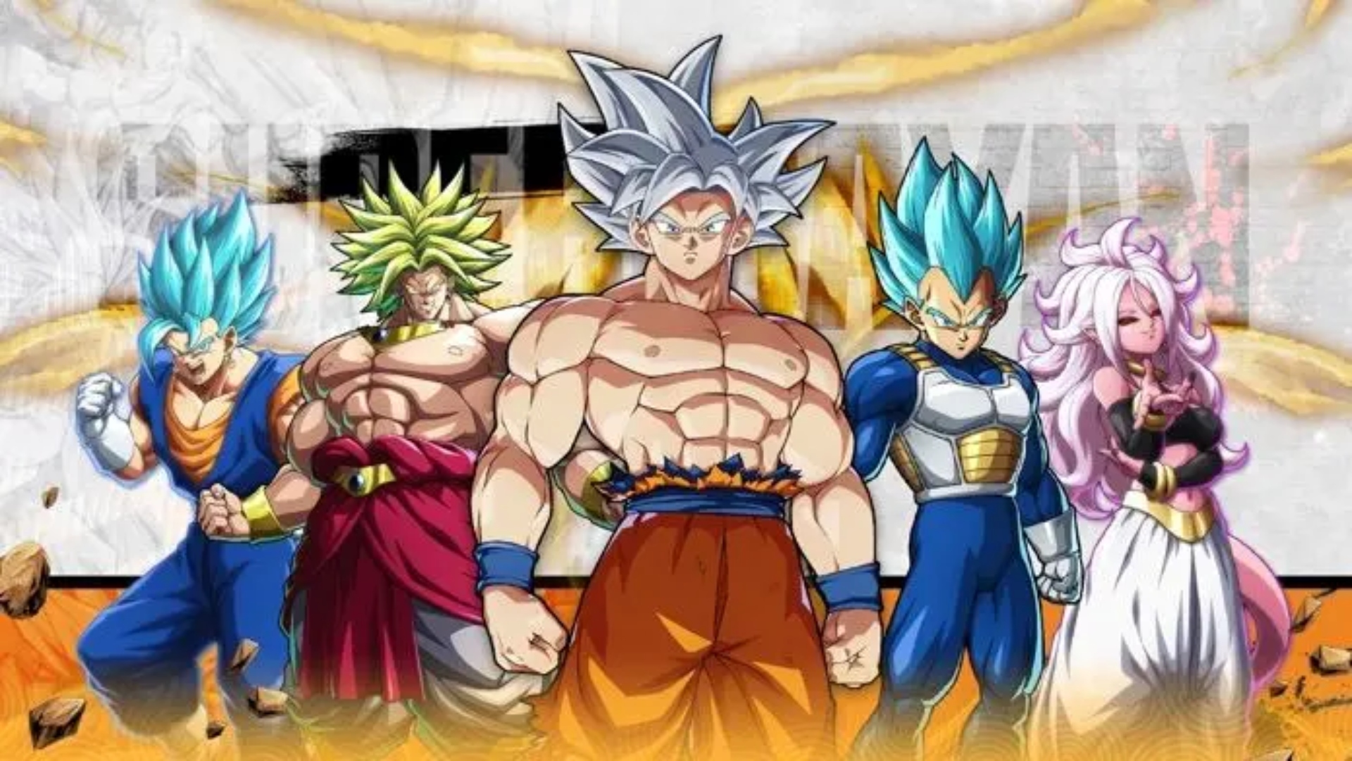 Characters from Dragon Ball in Saiyan Rise of Civilisation