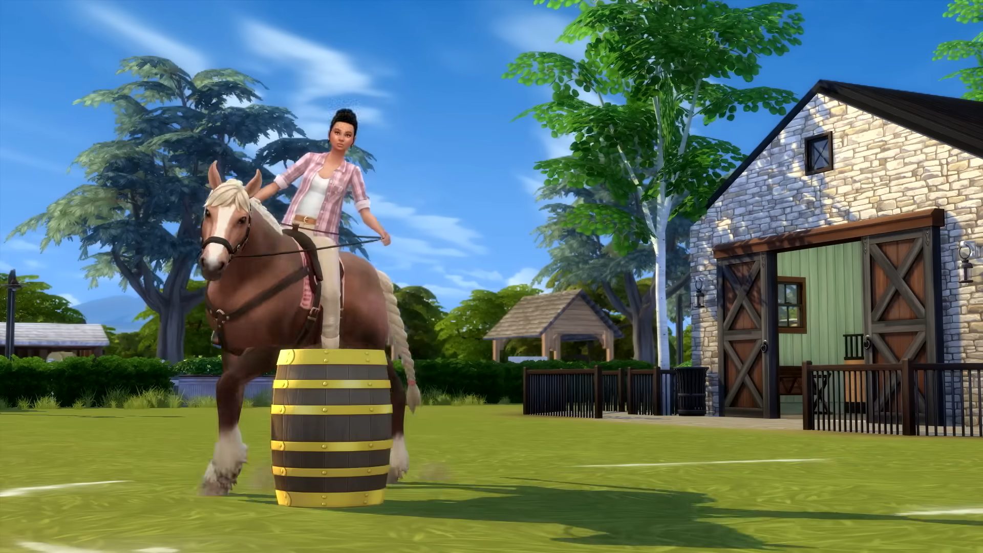 Horse training in The Sims 4 Horse Ranch