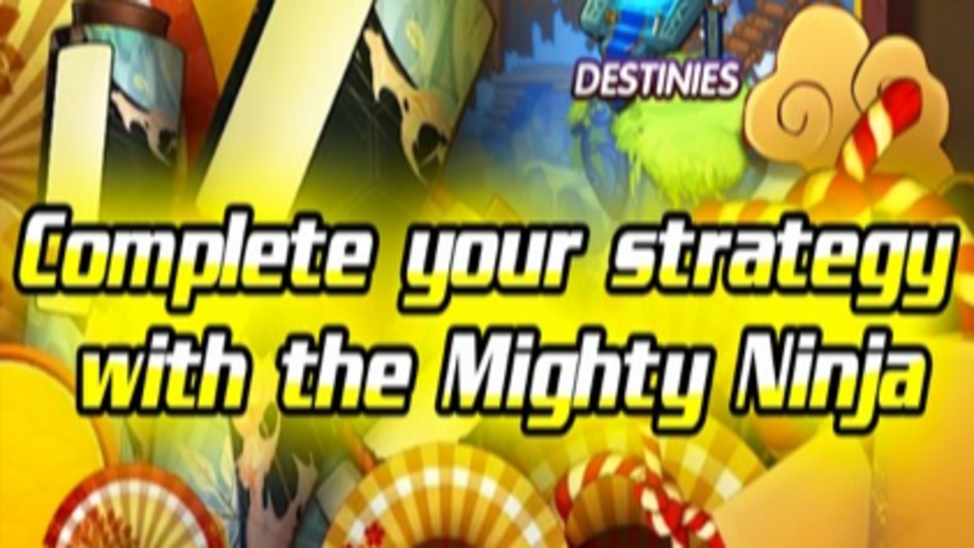 Chaos and Peace Mighty Ninja text
