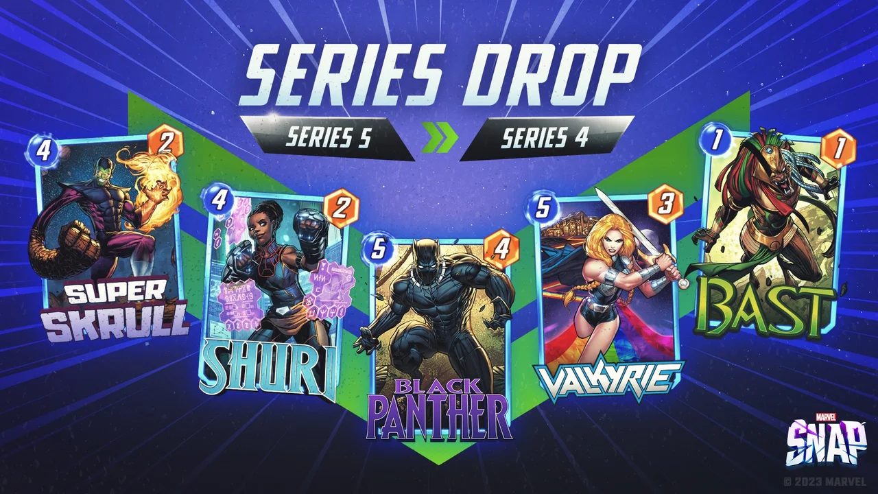 Marvel Snap New Card Release and Series Drop Schedule July 2023