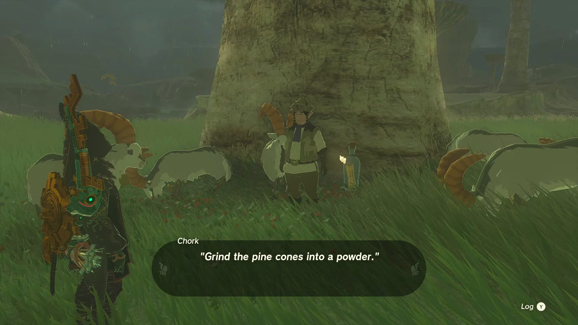 Link and Chork in Zelda: Tears of the Kingdom
