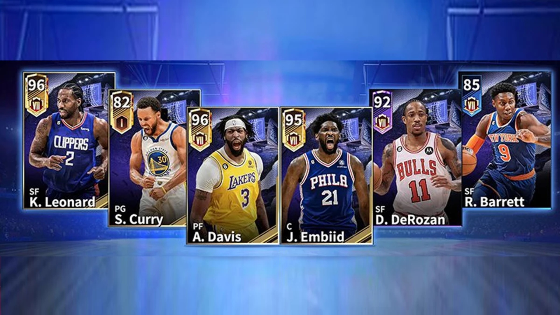 6 playable basketball players in NBA Infinite.