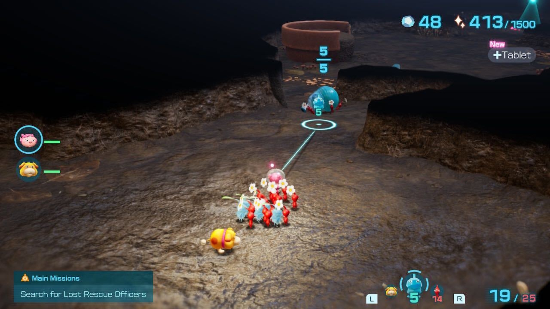 A cave where you can find Ice Pikmin in Pikmin 4.