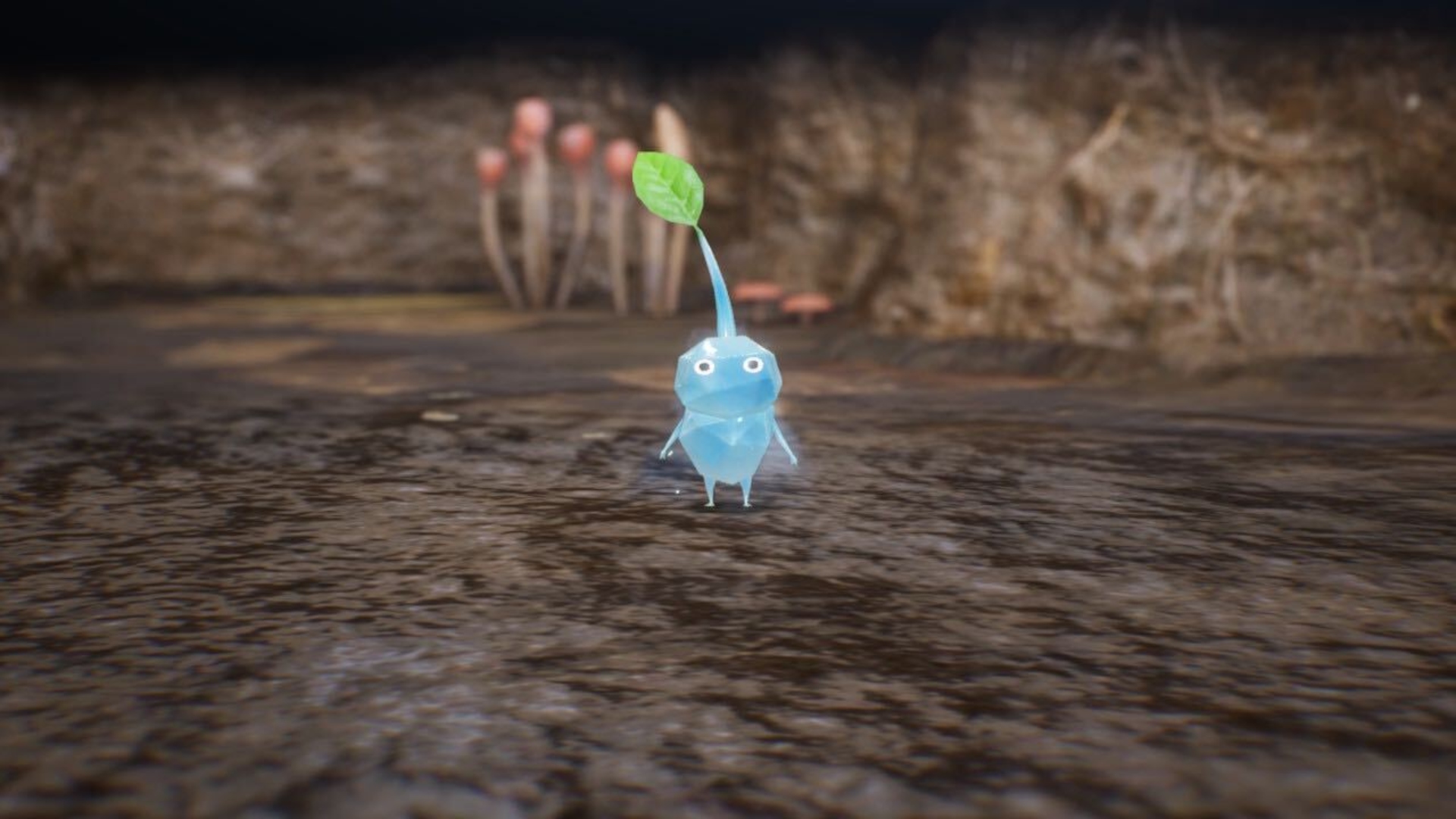 An Ice Pikmin from Pikmin 4, which can be obtained from the Ice Onion