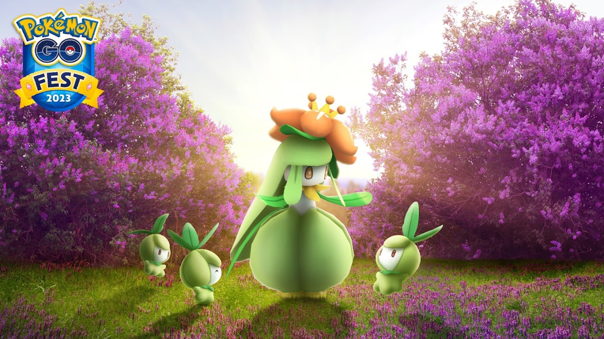 Look for Grass-type and Fairy-type Pokemon in the wild during the Glittering Garden event