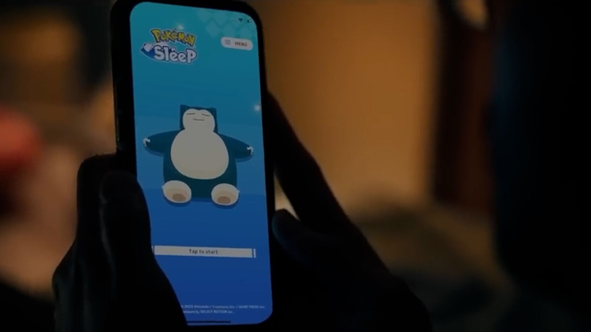 The Snorlax in Pokemon Sleep, the game where you can get Dream Shards
