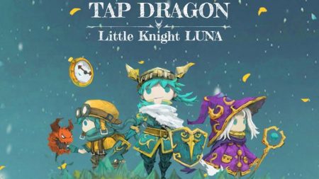 Characters from Tap Dragon Little Knight Luna, a game where players can redeem codes.