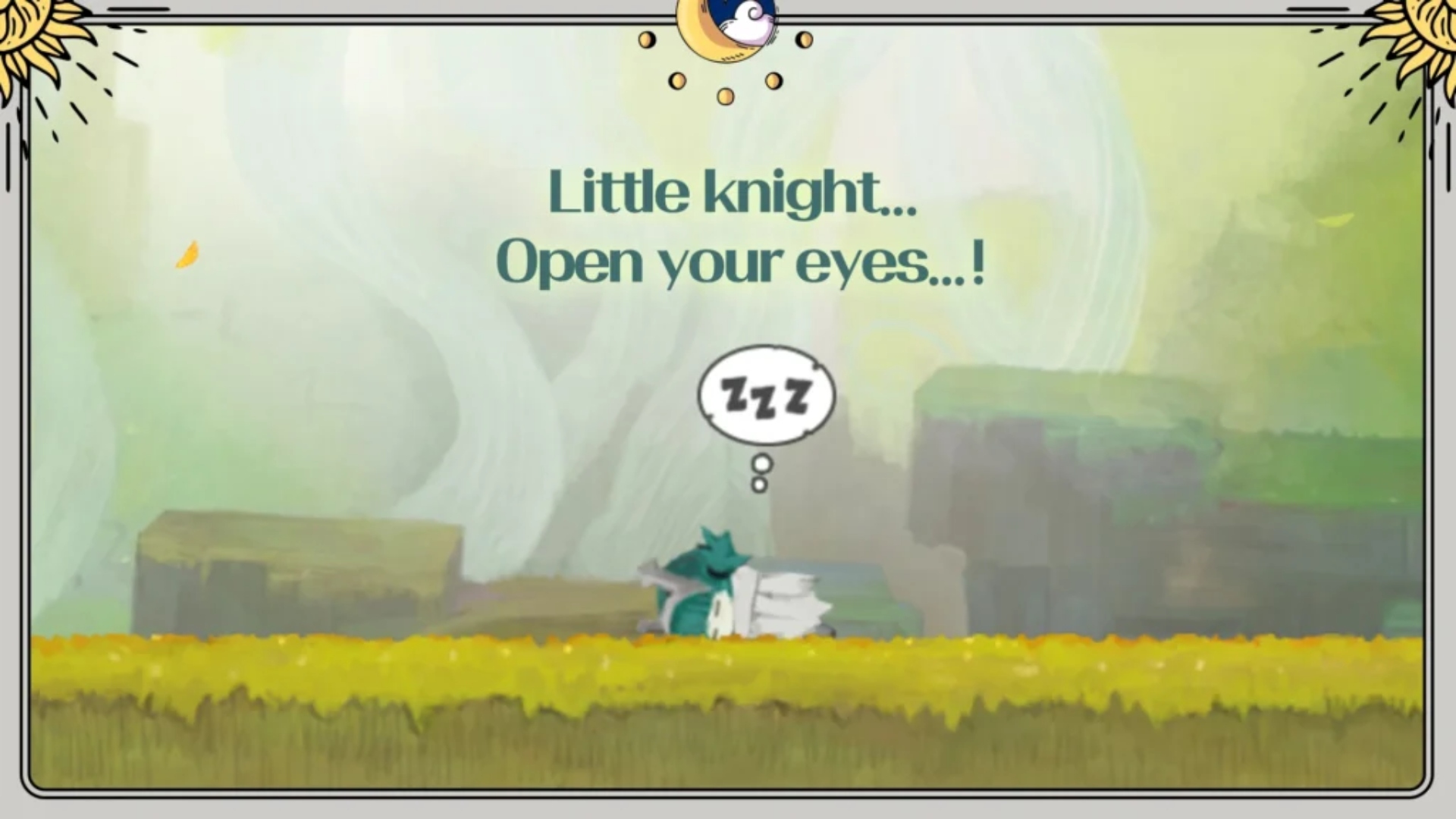 A sleeping knight from Tap Dragon Little Knight Luna.