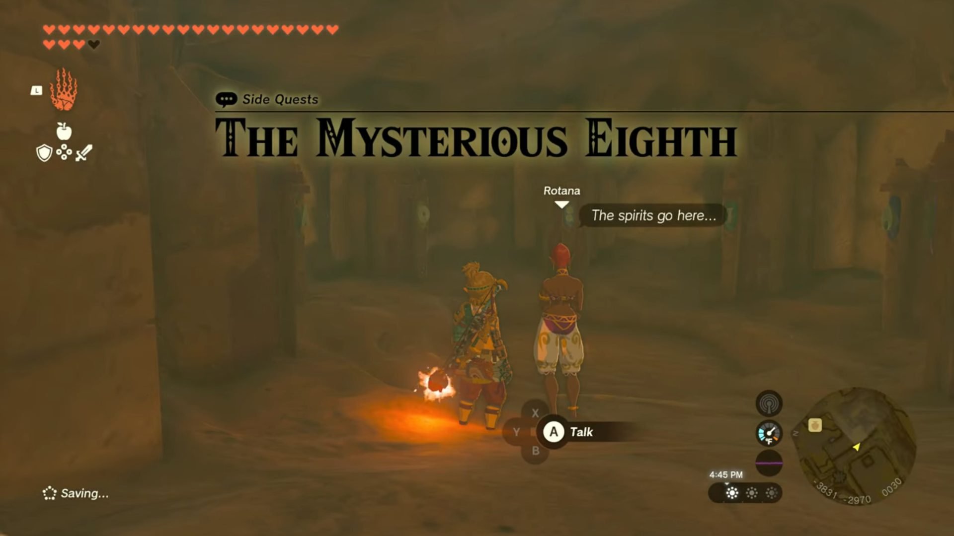 The Mysterious Eighth side quest in Zelda: Tears of the Kingdom