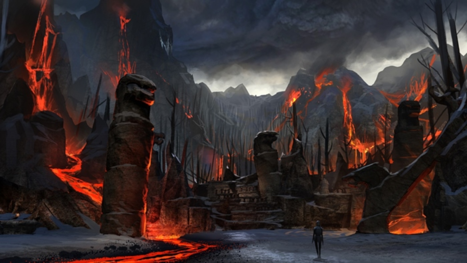 A fiery arena from ESO.