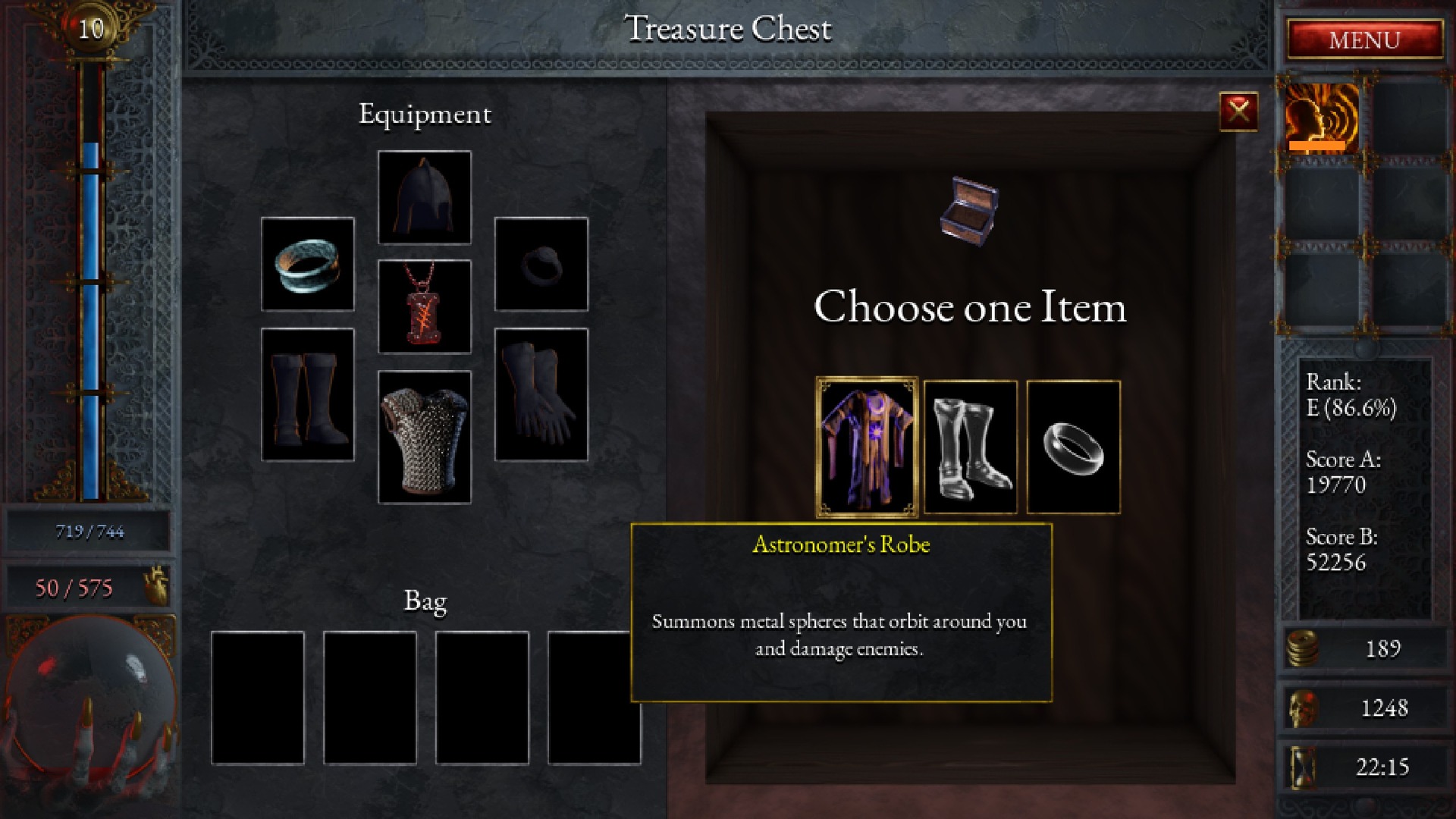 Items for the Cleric in Halls of Torment