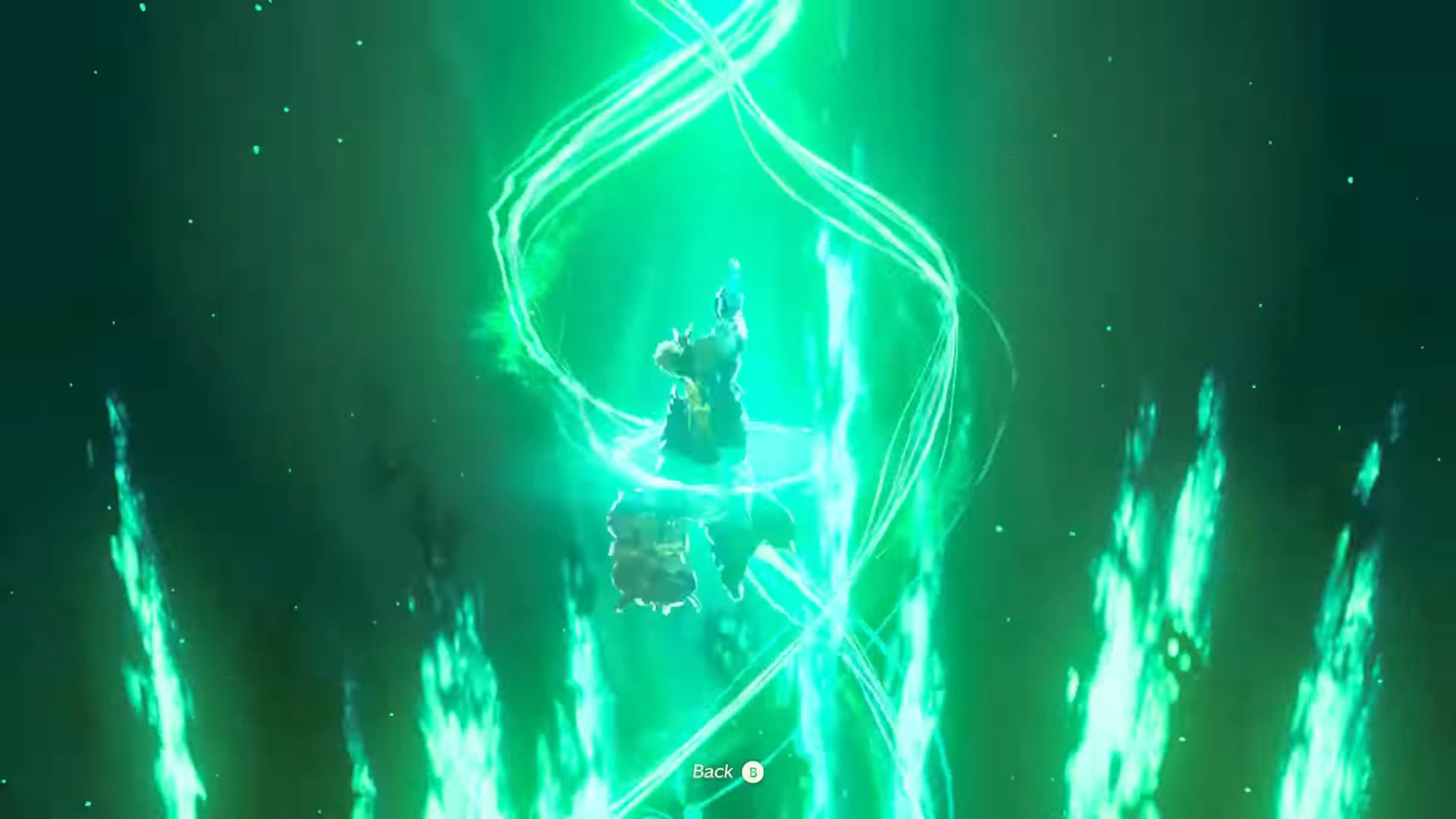 Link ascending in Zelda: Tears of the Kingdom