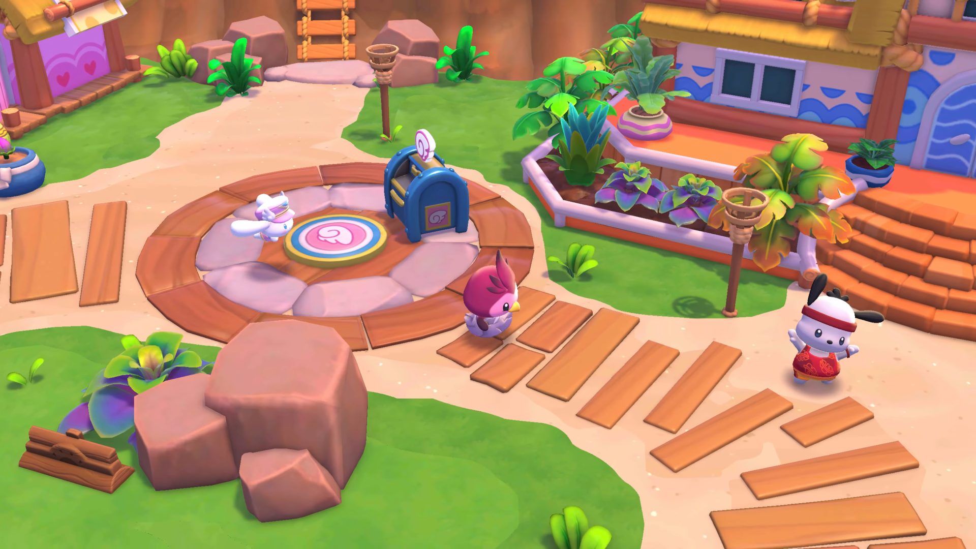 Town Square in Hello Kitty Island Adventure