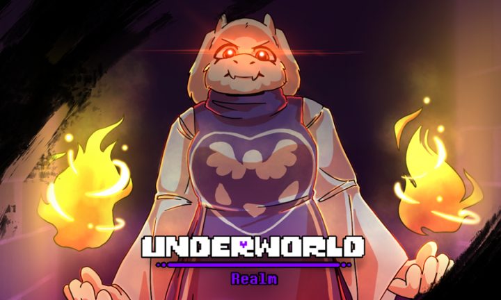 Underworld Realm cover art with Toriel on the front